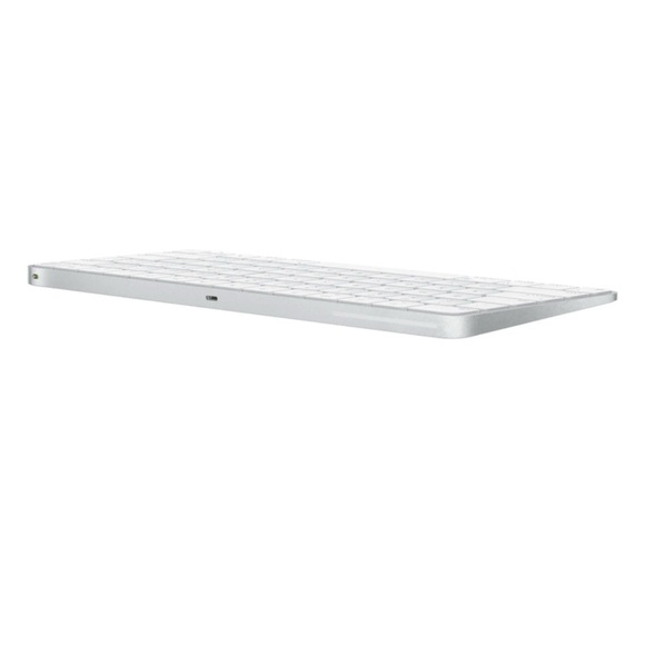 Apple - Wired Magic Keyboard (Lightning Port) - Silver/White